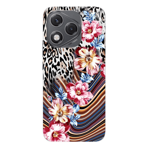 Honor 400 Lite Leopar patterned Transparent Silicone TPU Θήκη